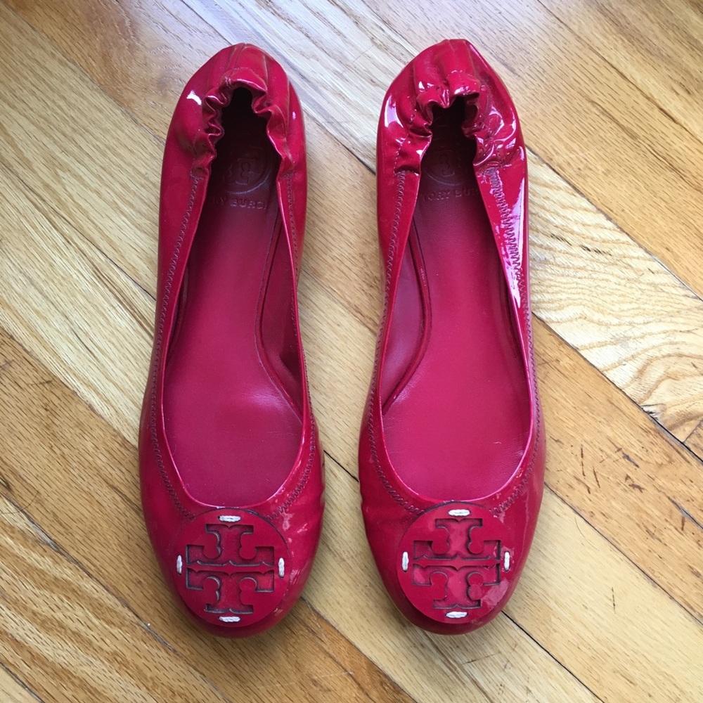 Tory Burch Patent Leather Ballet Flats